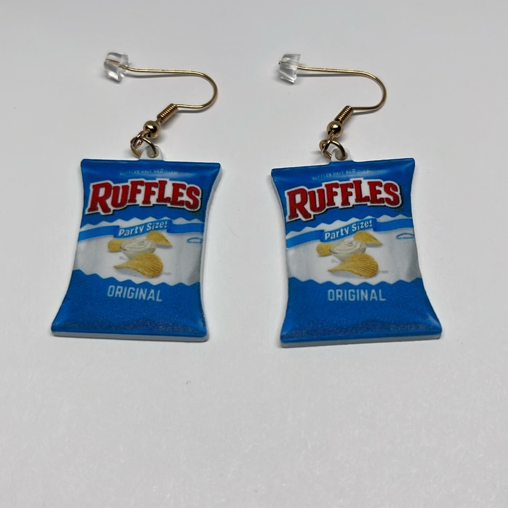 Earrings‎ potato chip snack